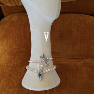 YVMIN PARADISE / GEM PLUSH RABBIT PEARL NECKLACE